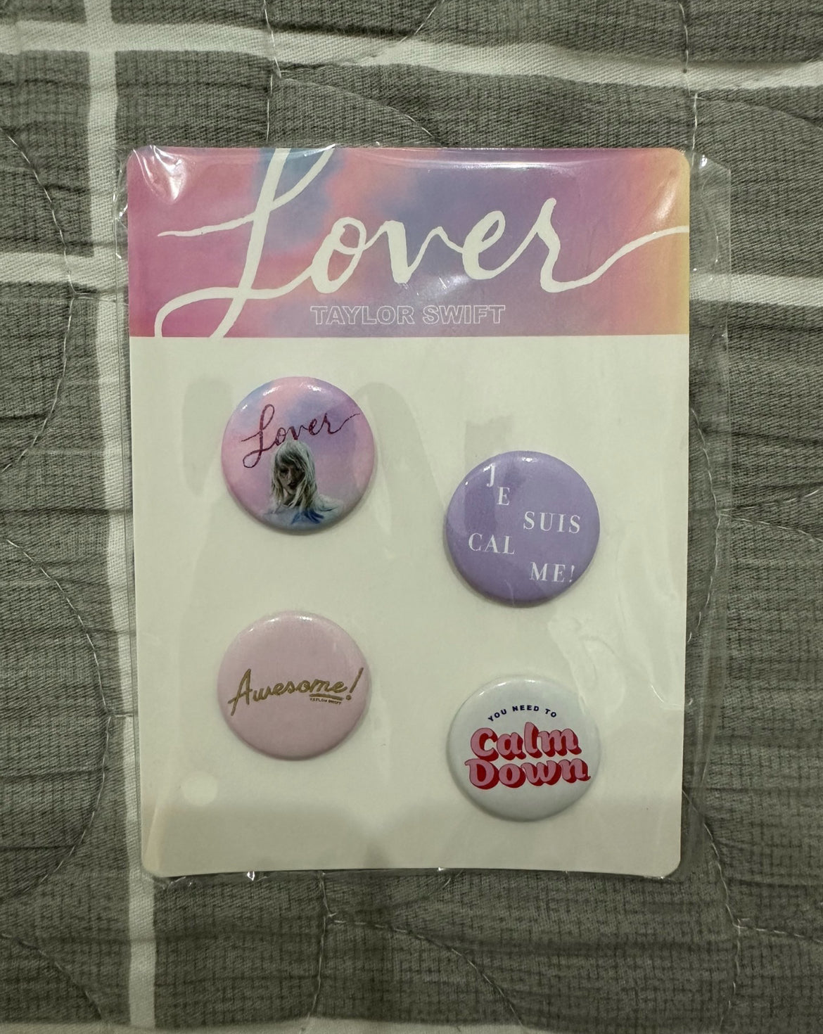 Taylor Swift Lover You Need To Calm Down Pin Set 泰勒斯威夫特Lover徽章套裝