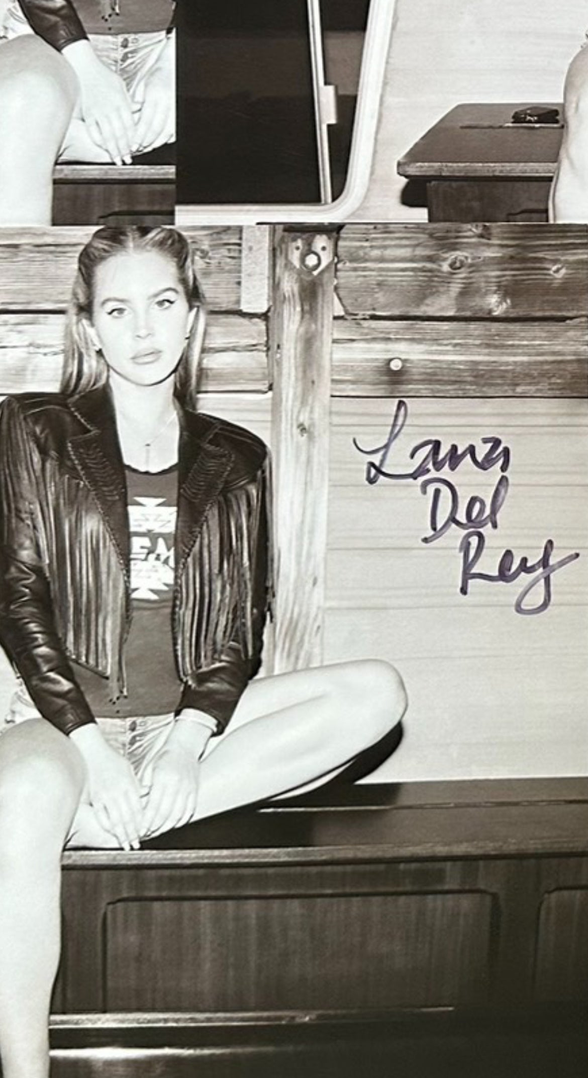 Lana Del Rey Signed Poster - Chemtrails Over the Country Club