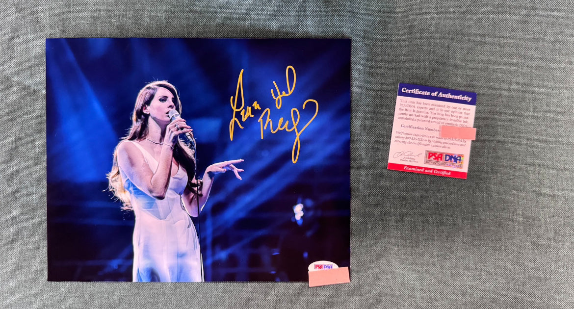 Lana Del Rey Signed 8x10 Photo COA certification