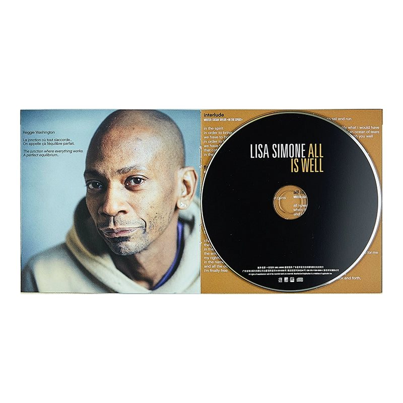 Lisa Simone All Is Well All is well on CD 官方正版 Lisa Simone丽莎 西蒙专辑 一切皆好All Is Well CD唱片