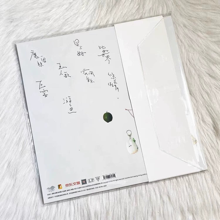 Chen Grain Long Holiday Clear LP vinyl + lyrics page indie folk music  正版唱片 陈粒 悠长假期 透明胶LP 黑胶唱片+歌词页 独立民谣音乐