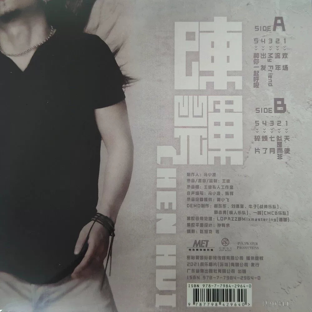 Chen Hui's self-titled album Chen Hui is a specious not limited edition crystal glue LP vinyl  官方正版 陈辉同名专辑 陈辉 似是而非 限量水晶胶 LP黑胶唱片