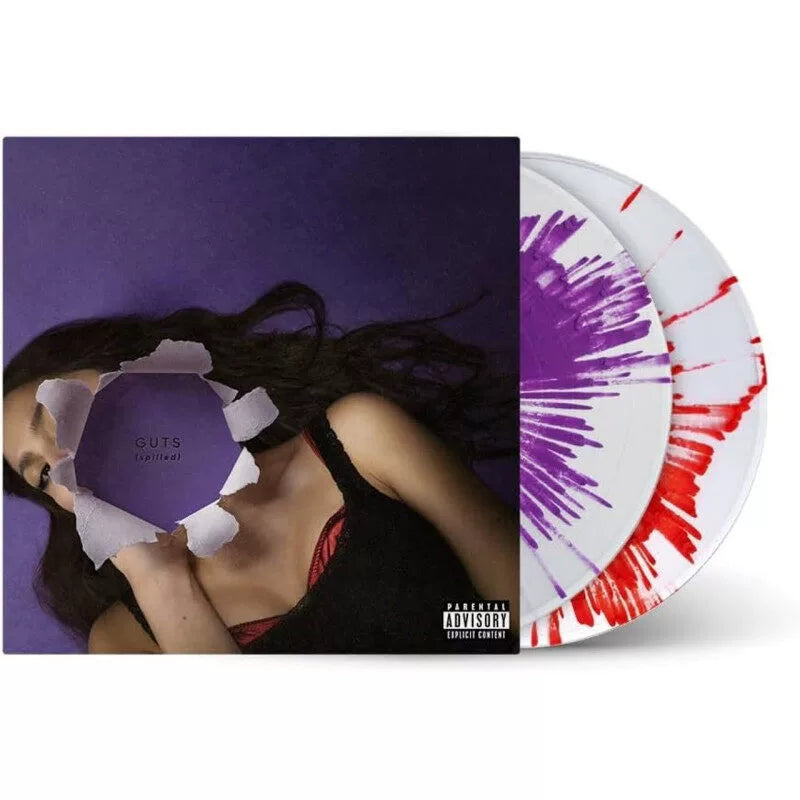 Yaya album GUTS Deluxe US Edition Red Lips Purple Eye Splash vinyl 2LP 原装进口 娅娅专辑 勇气GUTS 豪华版美版红唇紫目飞溅黑胶2LP唱片