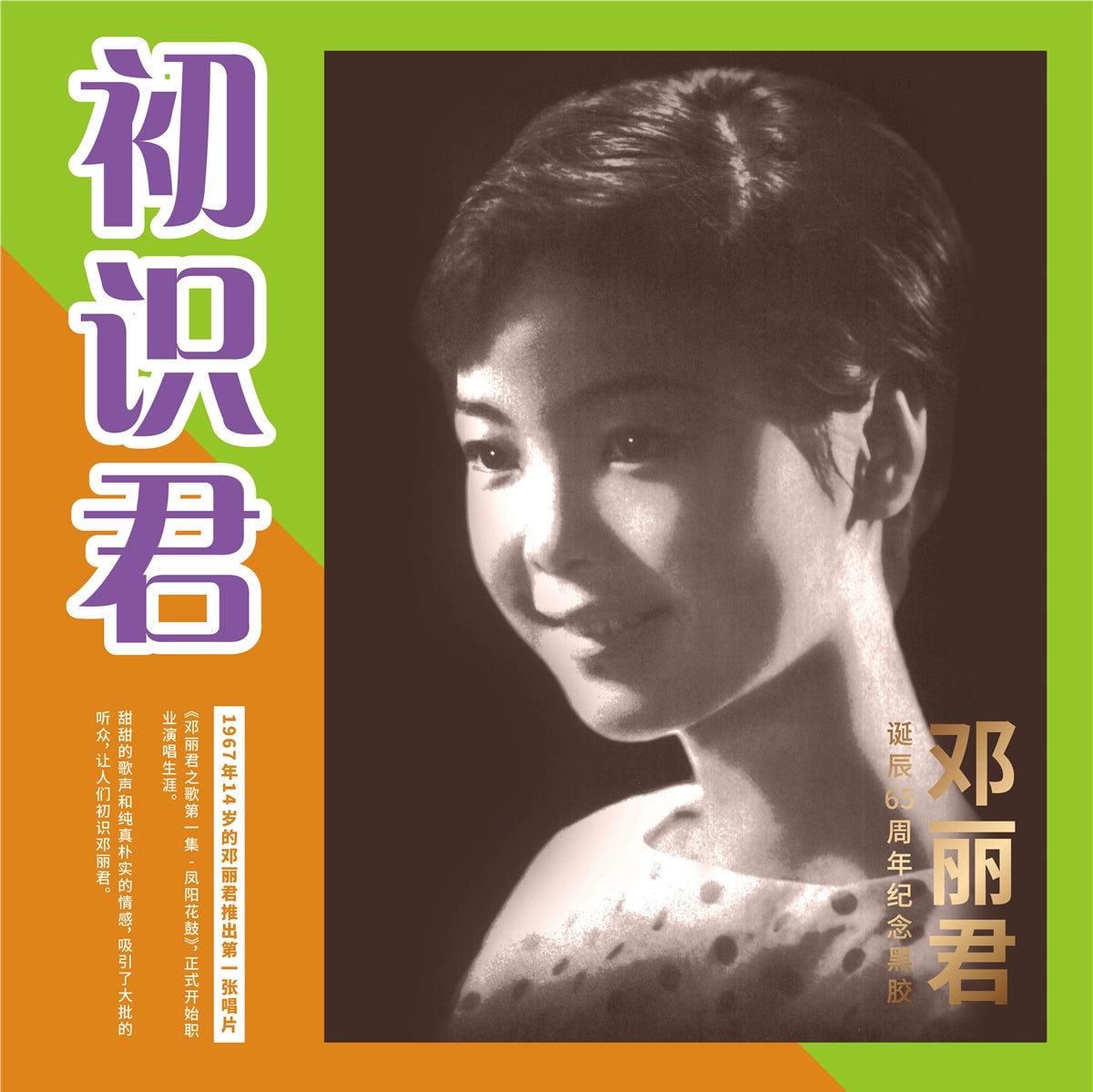 Teresa Teng's 65th birthday anniversary album First Met Jun Peach Blossom River LP vinyl  官方正版 邓丽君 诞辰65周年纪念专辑 初识君 桃花江 LP黑胶唱片