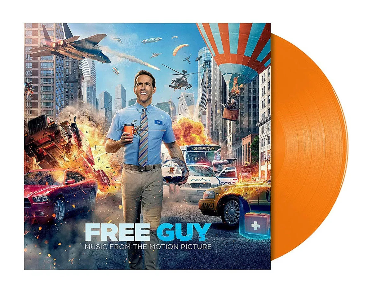 Out of Control Player movie soundtrack Free Guy OST American Edition Orange LP vinyl  原装进口 失控玩家电影原声带 Free Guy OST 美版橙色LP黑胶唱片