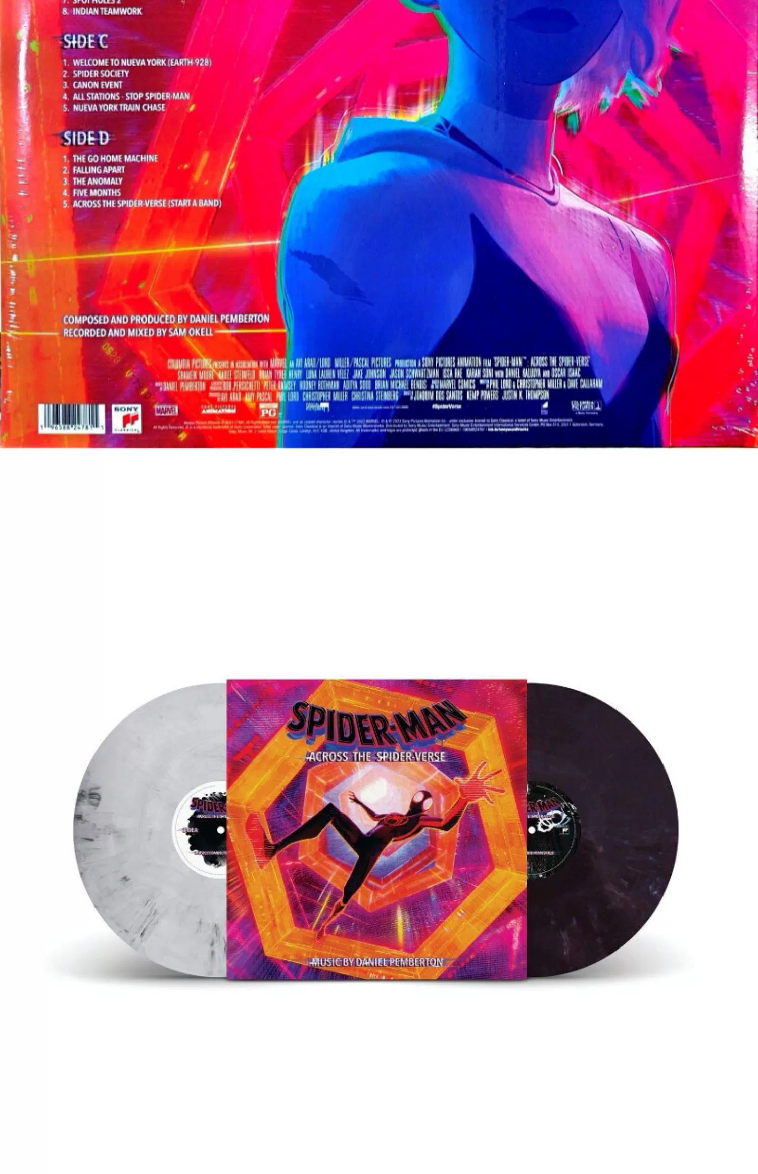 Spider-man Universe film soundtrack Spider Man European LP vinyl 进口 蜘蛛侠 纵横宇宙 电影原声配乐 Spider Man 欧版LP黑胶唱片