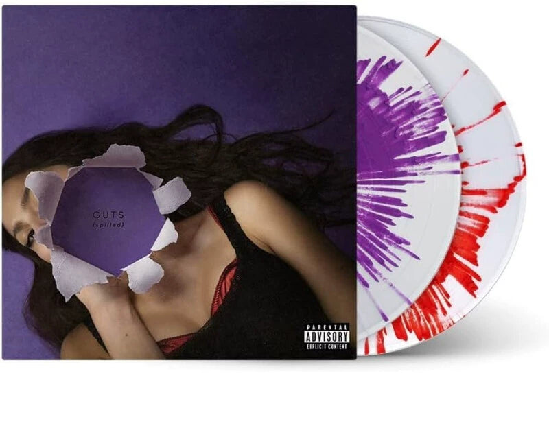 Yaya album GUTS Deluxe US Edition Red Lips Purple Eye Splash vinyl 2LP 原装进口 娅娅专辑 勇气GUTS 豪华版美版红唇紫目飞溅黑胶2LP唱片