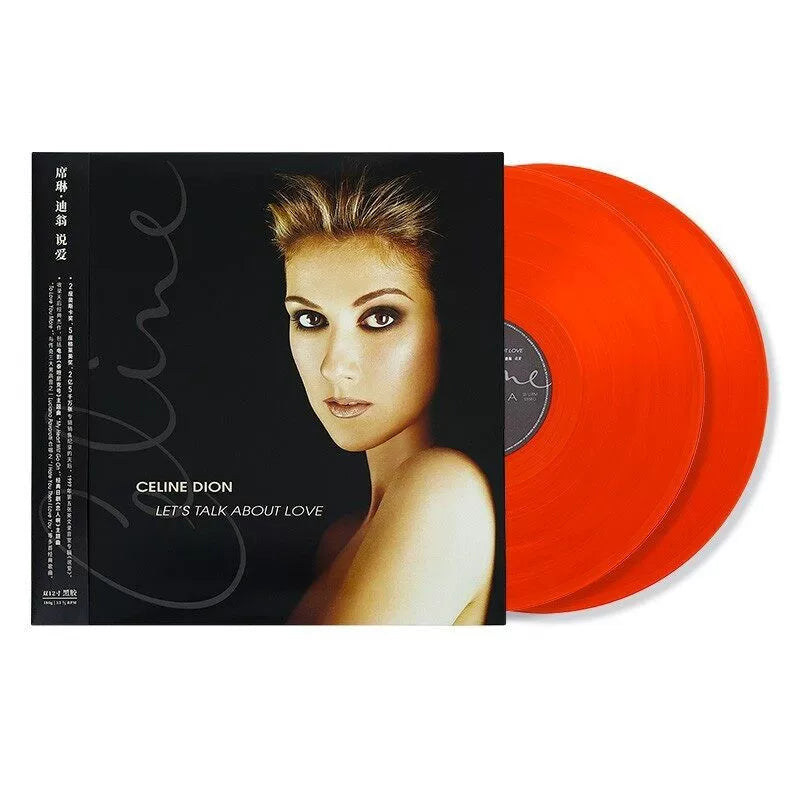 Celine Dion says she loves the 25th anniversary edition of Clear Orange 2LP vinyl  正版 席琳迪翁Celine Dion 说爱 25周年纪念版 透明橙2LP黑胶唱片