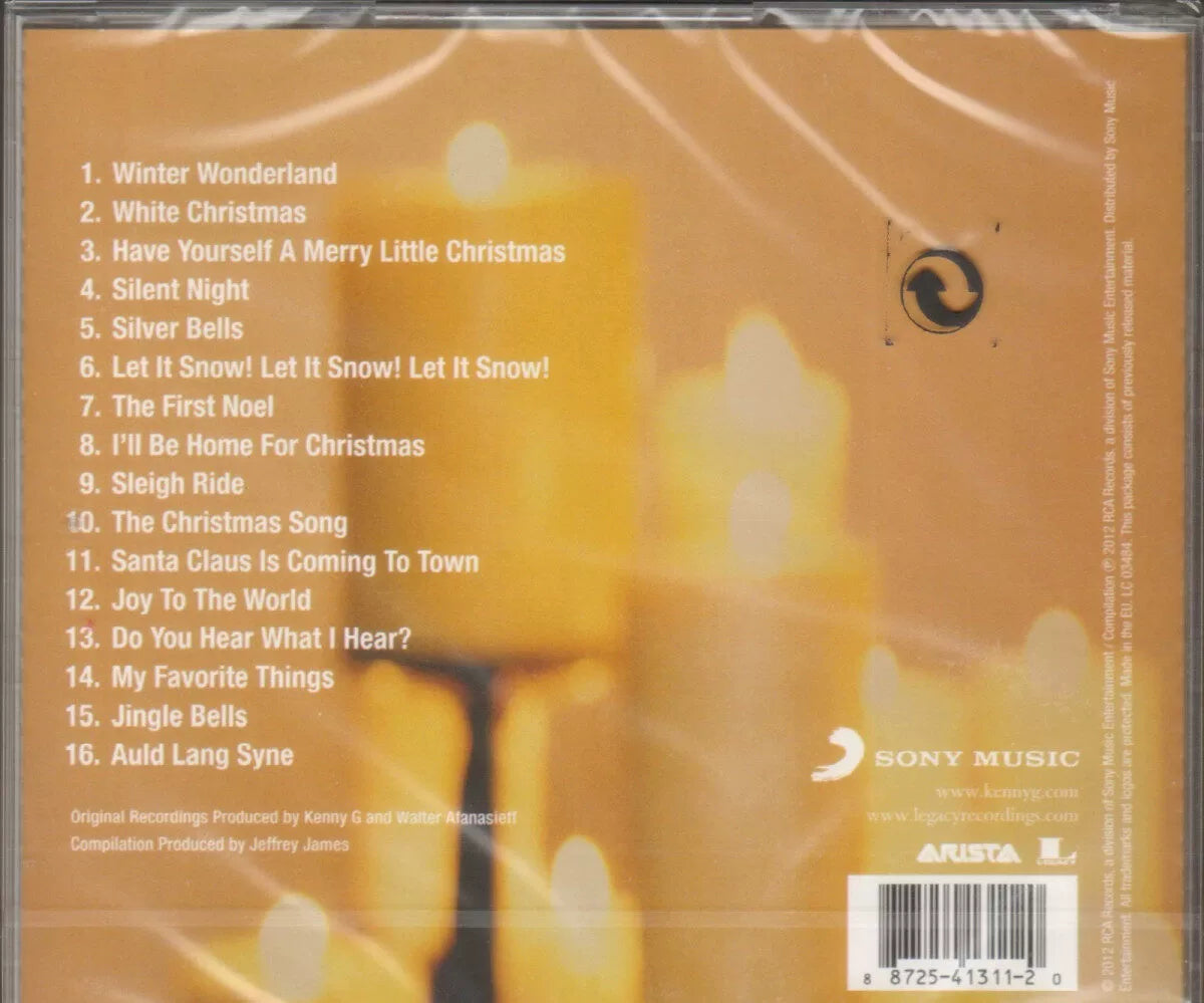 Kennicky Kenny G album Christmas Golden Hits European and American Jazz European CD  原装进口 肯尼基Kenny G专辑 圣诞金曲精选 欧美爵士 欧版CD唱片