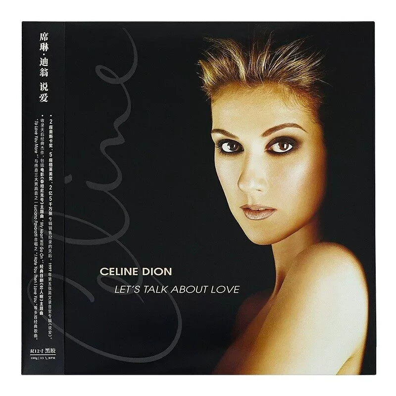 Celine Dion says she loves the 25th anniversary edition of Clear Orange 2LP vinyl  正版 席琳迪翁Celine Dion 说爱 25周年纪念版 透明橙2LP黑胶唱片