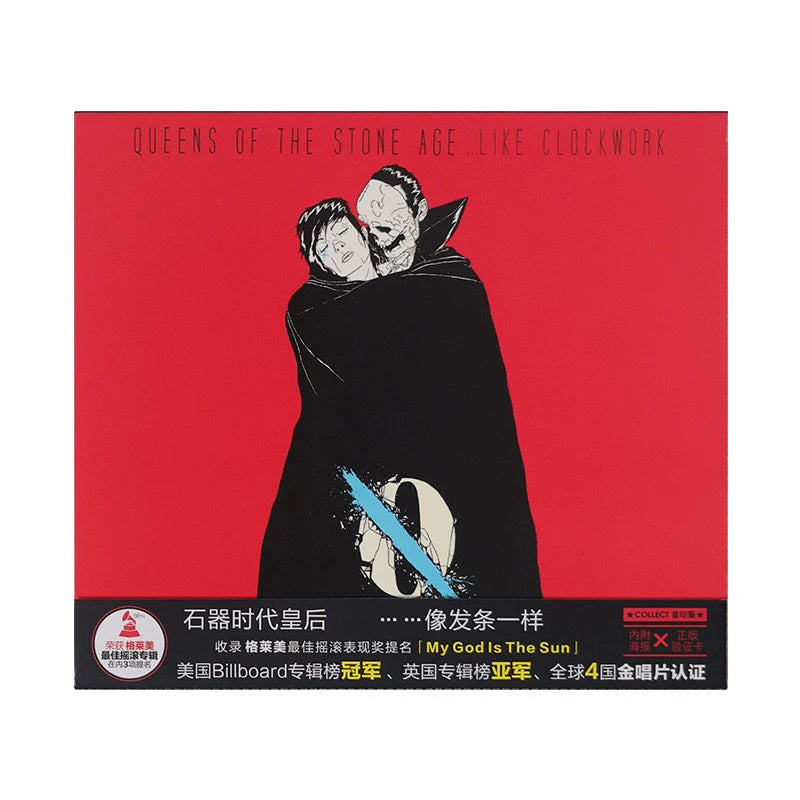 Queens of the Stone Age album Like Clockwork I'm sitting on a beach CD  官方正版 石器时代皇后乐队专辑 像发条一样 我坐在海边 CD唱片