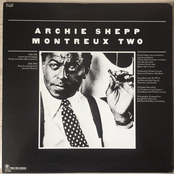 Archie Shepp : Montreux Two (LP, Album)