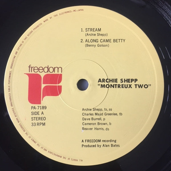 Archie Shepp : Montreux Two (LP, Album)