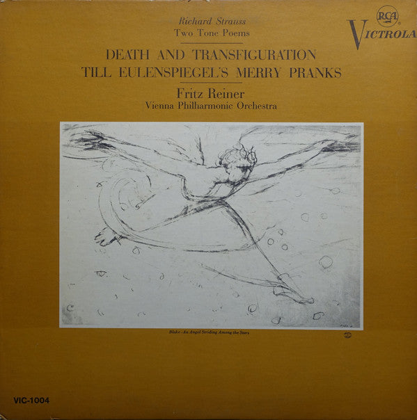 Richard Strauss, Fritz Reiner, Wiener Philharmoniker : Death And Transfiguration / Till Eulenspiegel's Merry Pranks (LP, Mono)