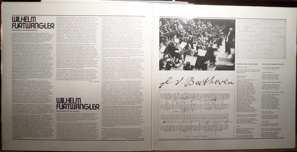 Ludwig van Beethoven, Elisabeth Schwarzkopf, Elisabeth Höngen, Hans Hopf, Otto Edelmann, Chor der Bayreuther Festspiele, Orchester der Bayreuther Festspiele, Wilhelm Furtwängler : Sinfonie Nr. 9 D-moll (Mit Schluß-Chor Über Schillers Ode »An Die Freude«) (2xLP)