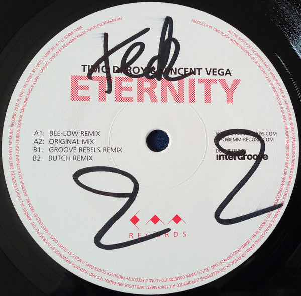 Timo Di Roy & Vincent Vega (3) : Eternity (12")