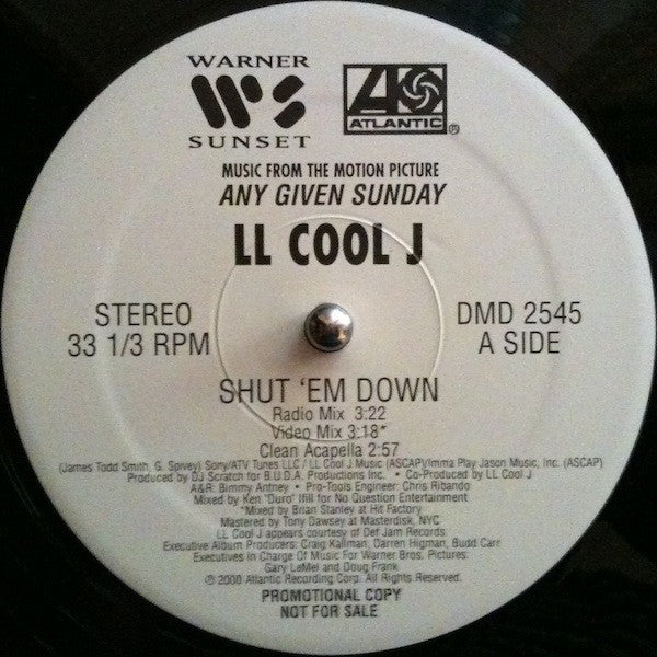 LL Cool J : Shut 'Em Down (12", Promo)