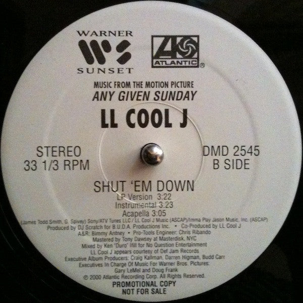 LL Cool J : Shut 'Em Down (12", Promo)