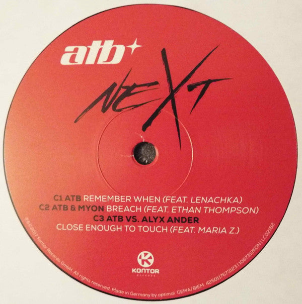 ATB : neXt (2x12", Album, Ltd + CD, Album, PVC)