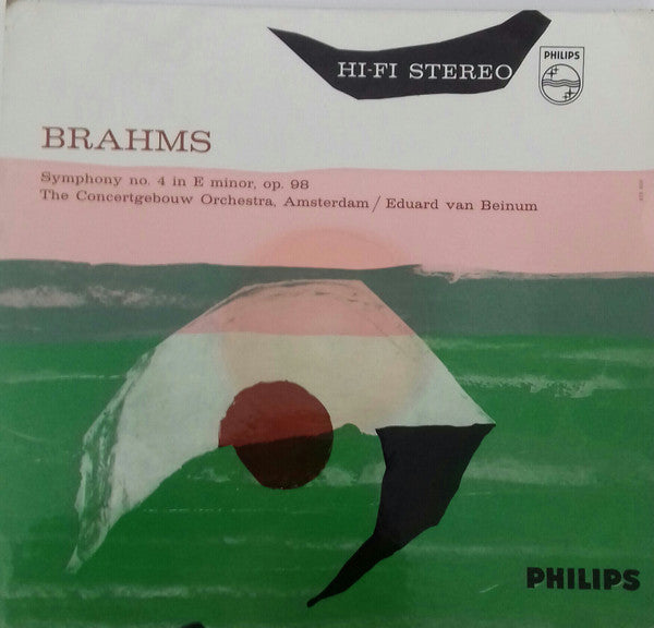 Johannes Brahms - Concertgebouworkest / Eduard van Beinum : Symphonie Nr. 4 in E Minor Op. 98 (LP)