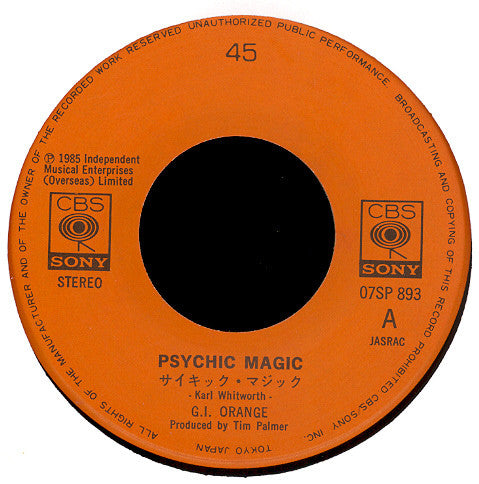 G.I. Orange : Psychic Magic = サイキック・マジック (7", Single)