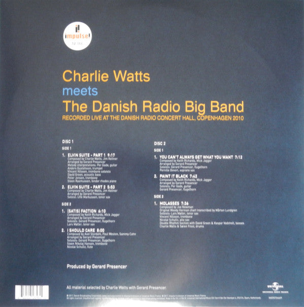 Charlie Watts Meets Danish Radio Big Band : Charlie Watts Meets The Danish Radio Big Band  (2xLP, Album)