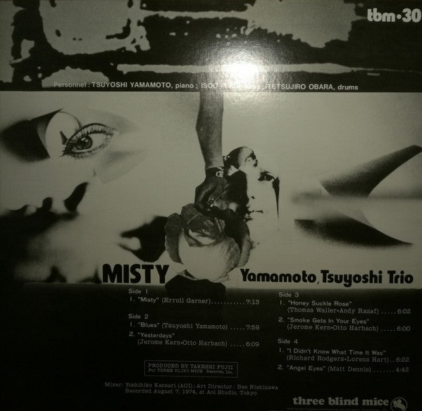 Tsuyoshi Yamamoto Trio : Misty (2x12", Album, Ltd, RE)