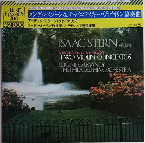 Felix Mendelssohn-Bartholdy / Pyotr Ilyich Tchaikovsky - Isaac Stern, The Philadelphia Orchestra, Eugene Ormandy : Violin Concertos (LP, Album, RE)