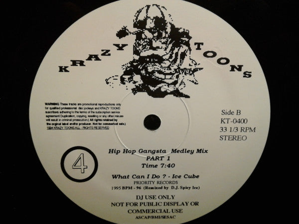 Various : Krazy Toons 4 (12", Comp, Club)