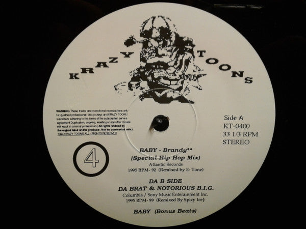 Various : Krazy Toons 4 (12", Comp, Club)