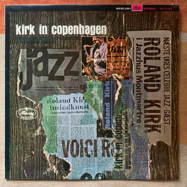 Roland Kirk : Kirk In Copenhagen (LP, Album, Mono)