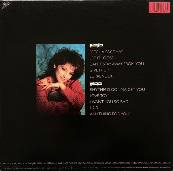 Miami Sound Machine : Let It Loose (LP, Album, Car)