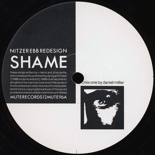 Nitzer Ebb : Shame Redesign (Mix 1) (12", Single)