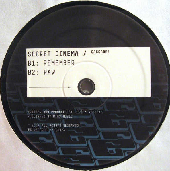 Secret Cinema : Saccades (12")