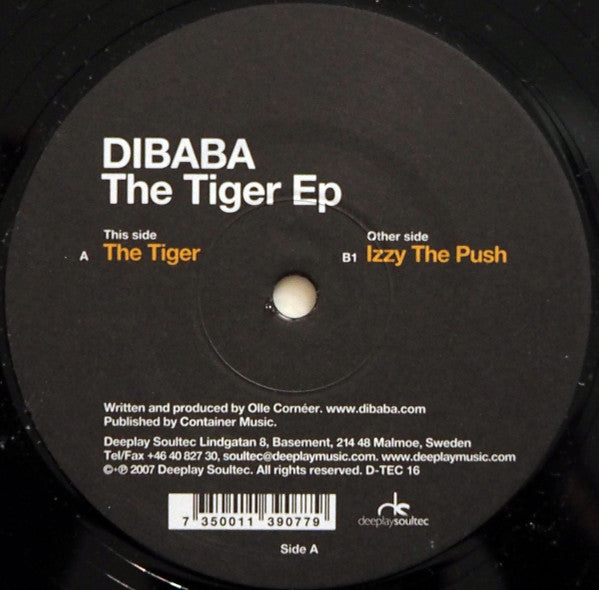 Dibaba : The Tiger EP (12", EP)