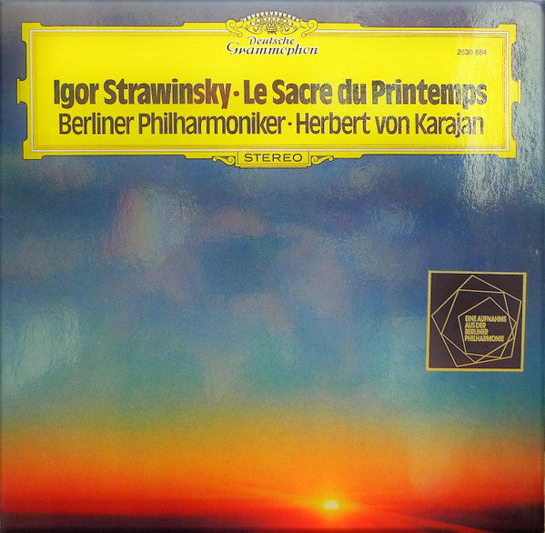 Igor Stravinsky - Berliner Philharmoniker, Herbert von Karajan : Le Sacre Du Printemps (LP, Album)