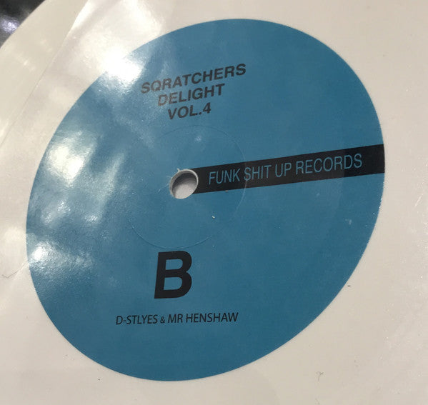 D-Styles & Mr. Henshaw : Sqratchers Delight Vol. 4  (7", Ltd, Whi)