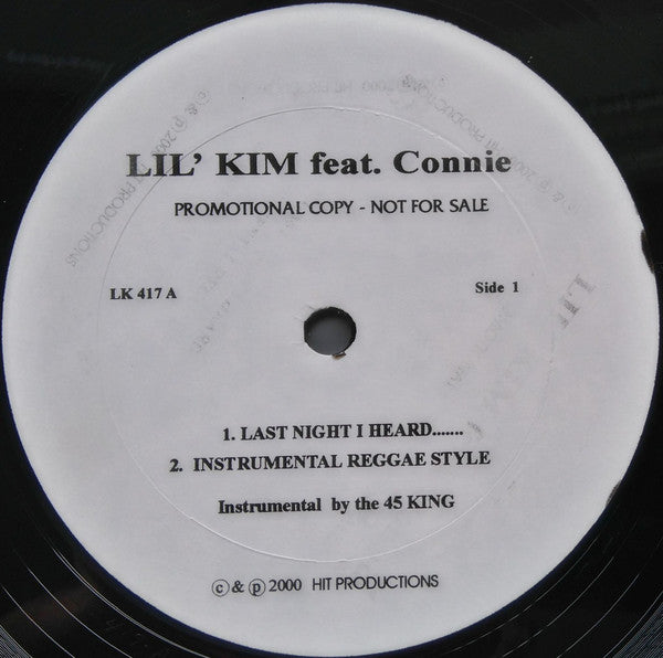 Lil' Kim : Last Night / Unstoppable (12", Promo)