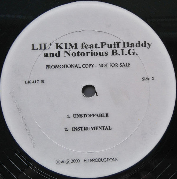 Lil' Kim : Last Night / Unstoppable (12", Promo)