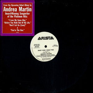 Andrea Martin : Baby Can I Hold You (12", Promo)