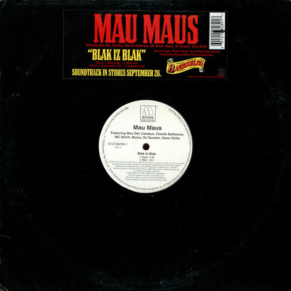 Mau Maus (3) : Blak Iz Blak (12")