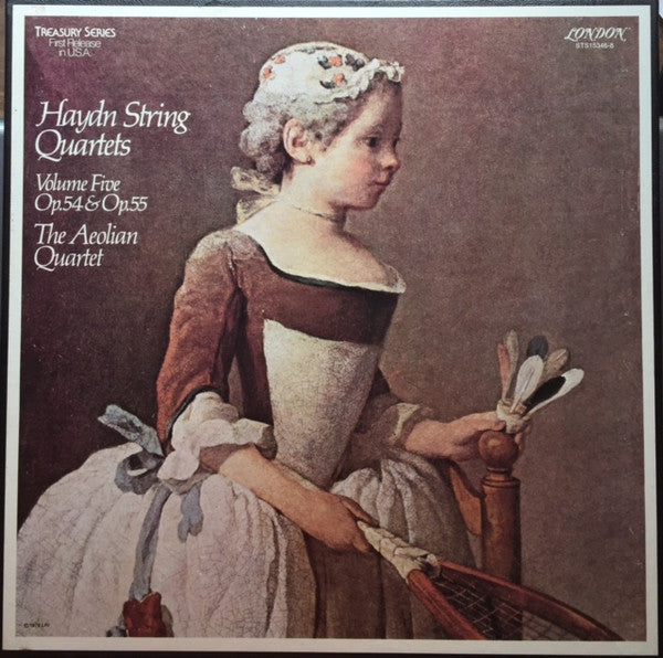 Haydn*, Aeolian String Quartet : Haydn String Quartets, Volume 5, Op. 54 & Op. 55 (3xLP, RE)