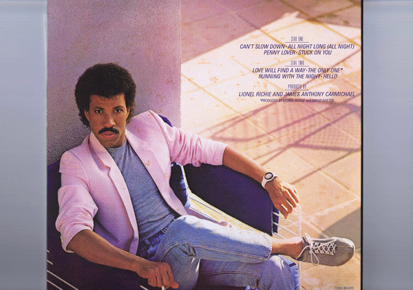 Lionel Richie : Can't Slow Down (LP, Album, Gat)