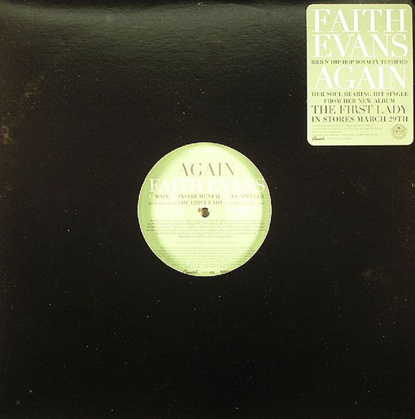 Faith Evans : Again (12", Promo)