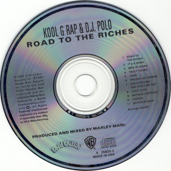 Kool G Rap & D.J. Polo : Road To The Riches (CD, Album)