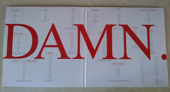 Kendrick Lamar : Damn. (2xLP, Album, Gat)