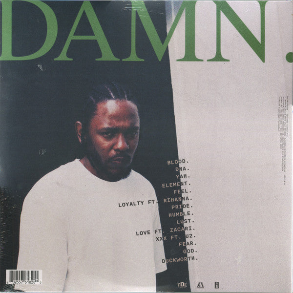 Kendrick Lamar : Damn. (2xLP, Album, Gat)