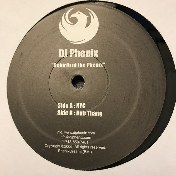 DJ Phenix : Rebirth Of The Phenix (12")