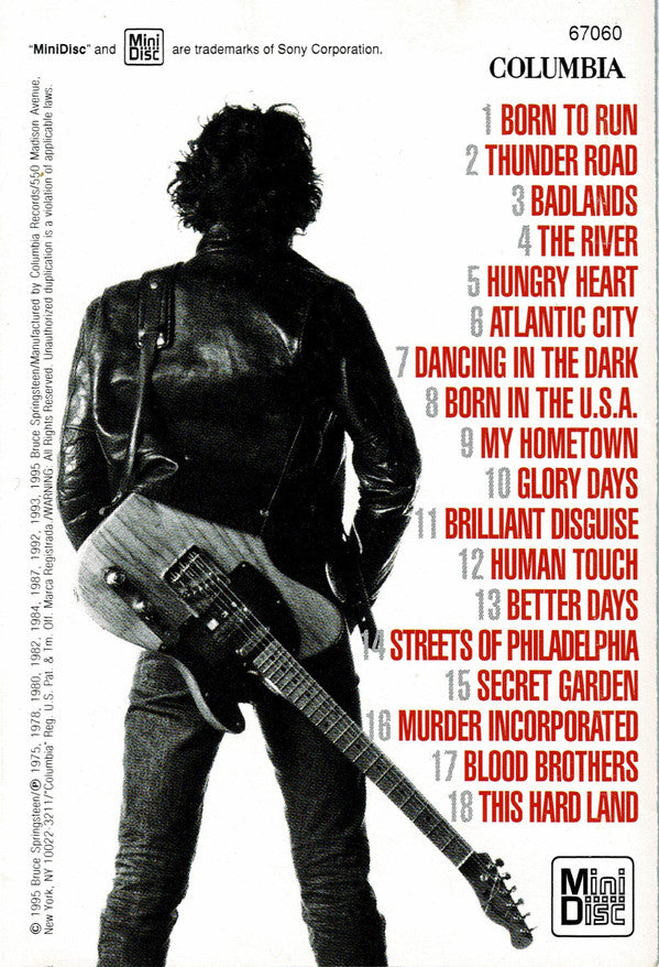 Bruce Springsteen : Greatest Hits (MD, Comp)