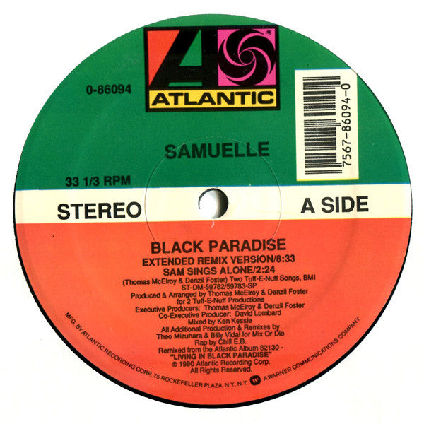 Samuelle Prater : Black Paradise (12")